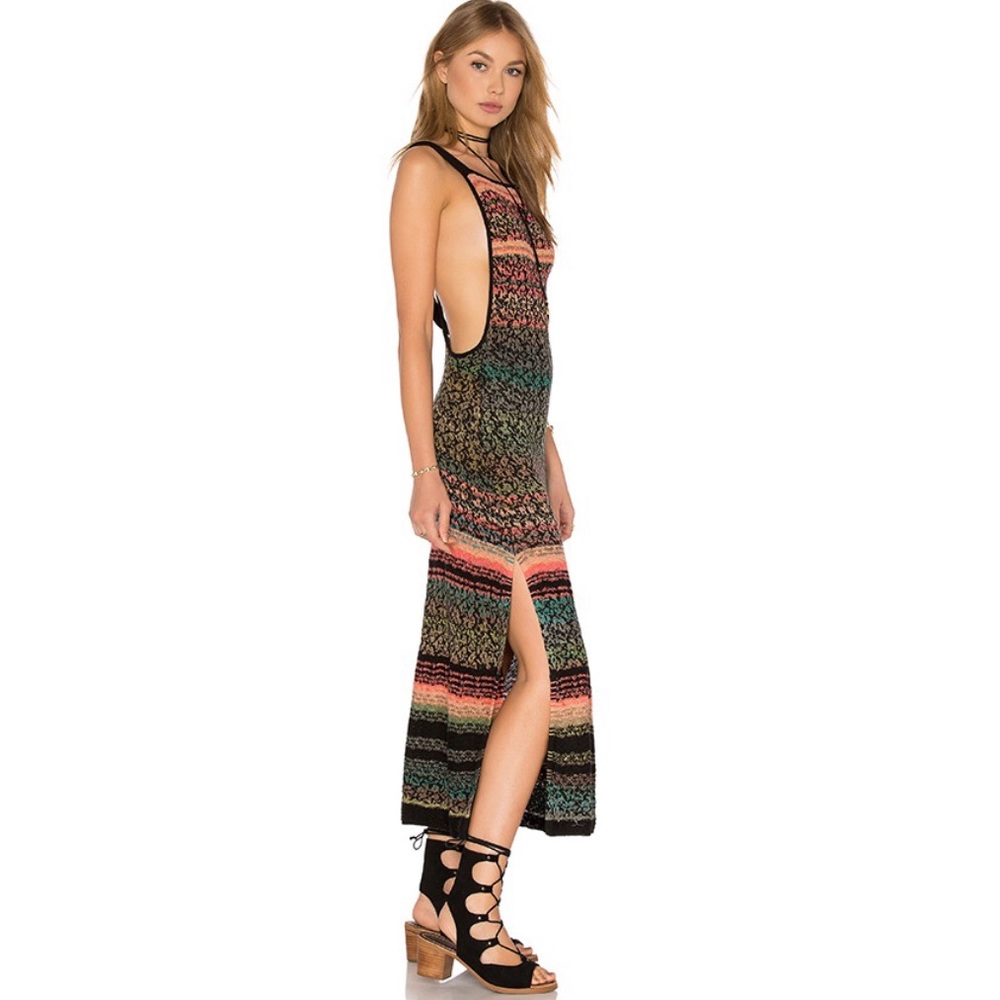 Free People ‘Midnight Flowers’ knit maxi dress - Picture 3 of 14